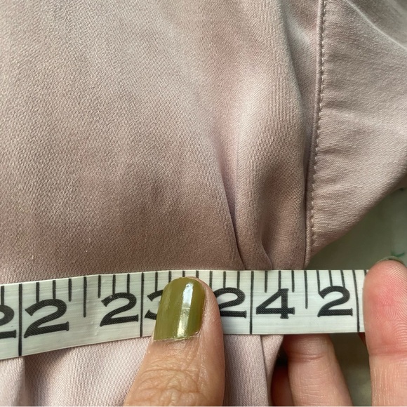 Logo Lavish Lori Goldstein short sleeve kimono wrap open cardigan mauve lace - Picture 12 of 15